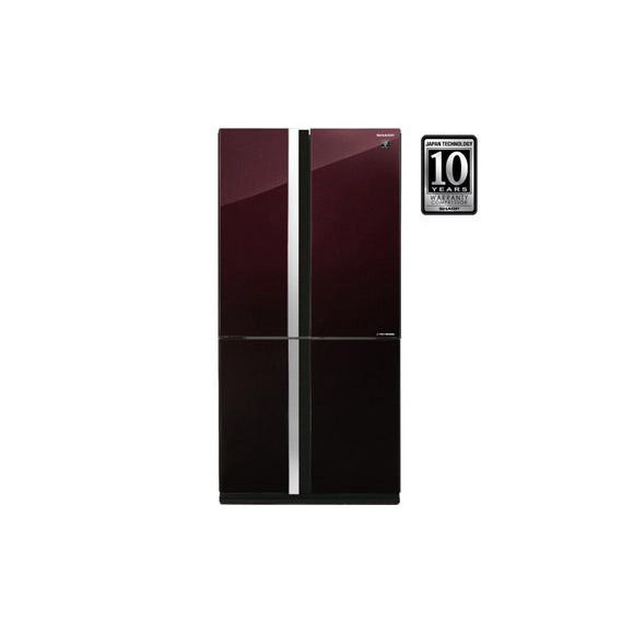 KULKAS SHARP 4 Pintu SIDE BY SIDE JUMBO SJIF 91 PGBK/RD