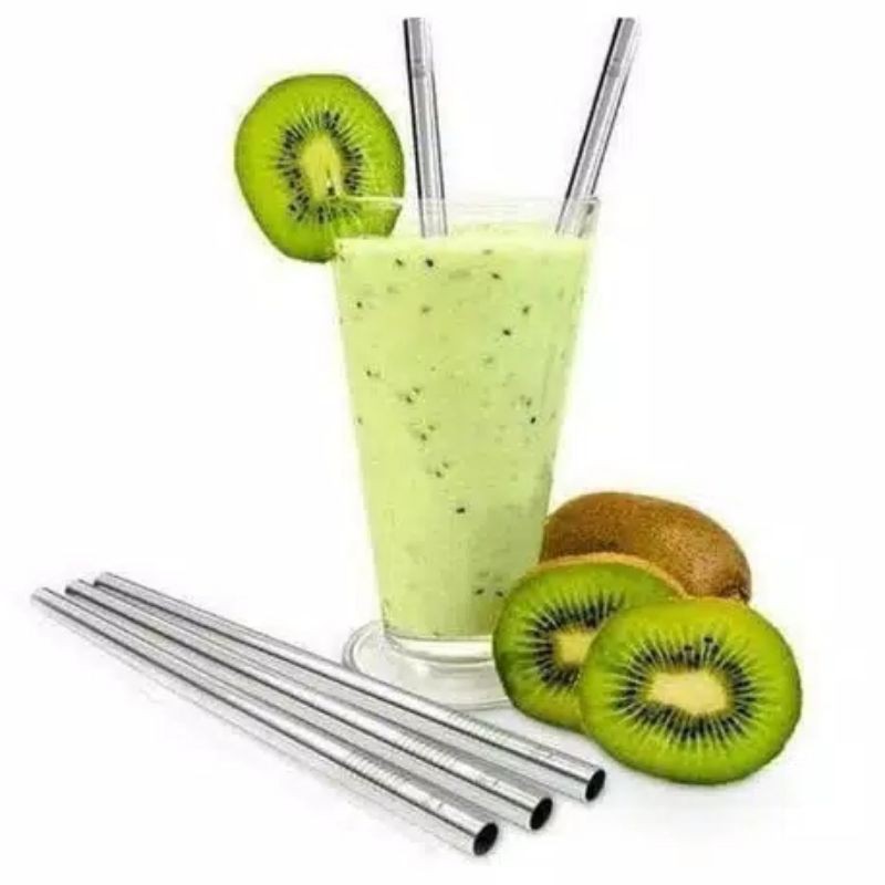 B6 Sedotan Stainless Steal ANTI KARAT | Sdotan Minuman Minum Besi Stenles Stainles Tidak Berkarat