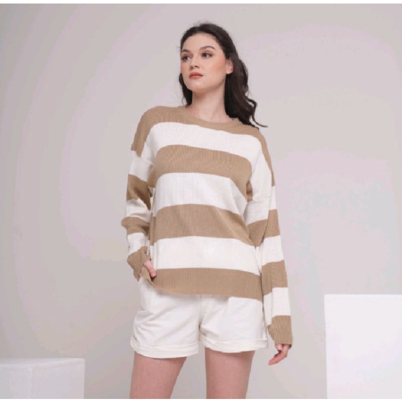 Sweater rajut wanita Oversize/Eira Atasan rajut wanita/sweater rajut wanita