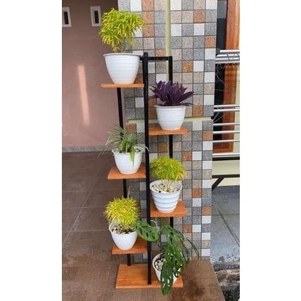 Promo Rak Bunga Minimalis Tiang Besi 130Cm Gg Gempimart