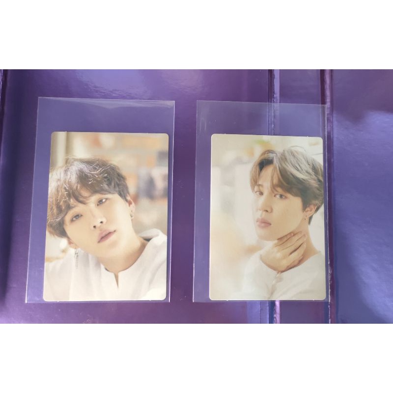 MINI CLIPBOARD PHOTOCARD BTS EXHIBITION ONEUL JIMIN/SUGA