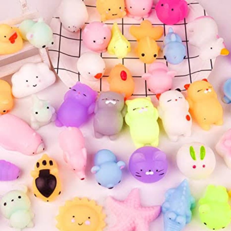 squishy mochi mony moni lucu imut dan menggemaskan grosiran isi 10 pcs