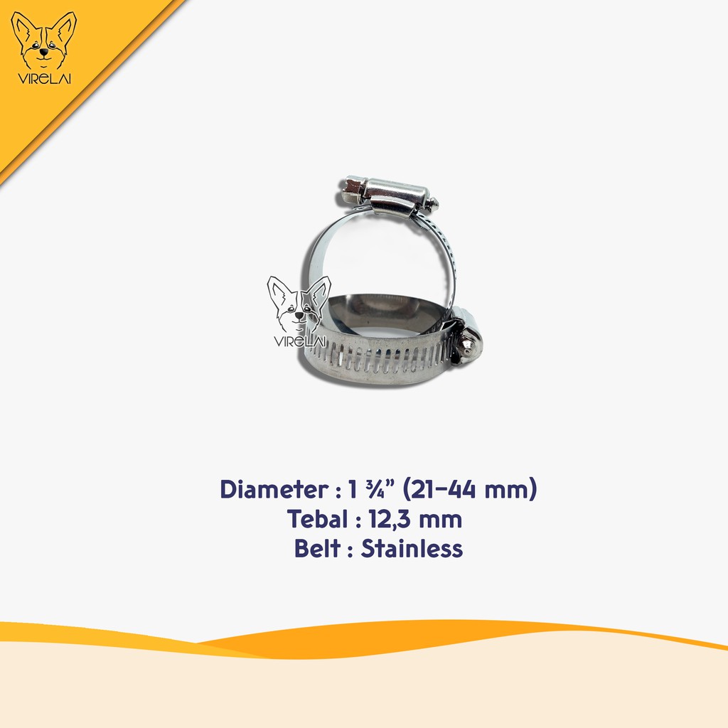 Stainless Klem Selang / Hose Clamp 1 3/4&quot; [TW]