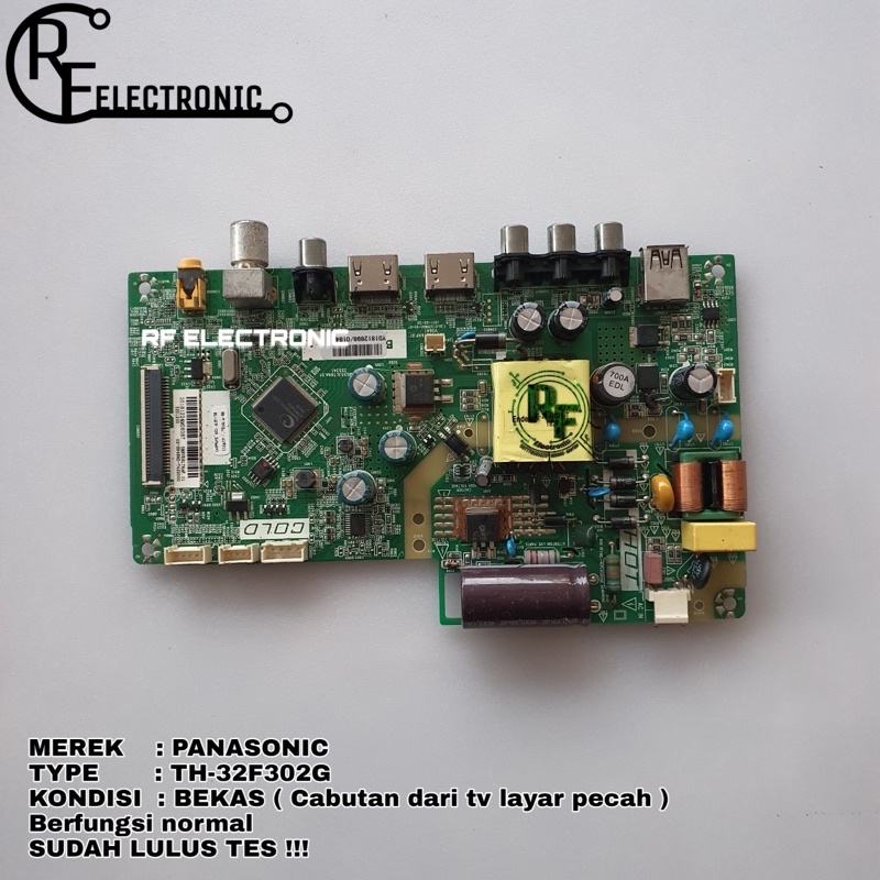 MB MOBO MAINBOARD MESIN TV LED PANASONIC TH-32F302G TH 32F302G 32F302