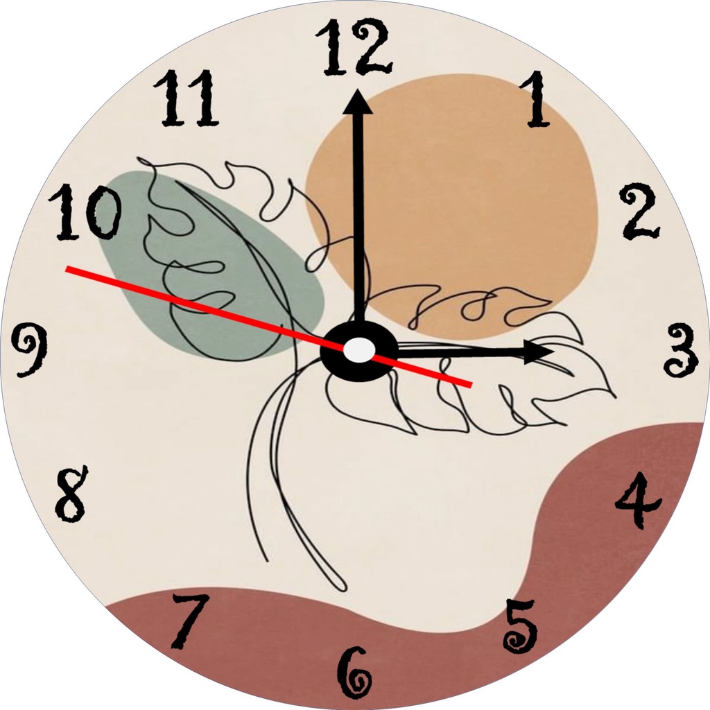 Jam Dinding Kayu Minimalis Aesthetic / Jam Dinding Vintage Unik-4