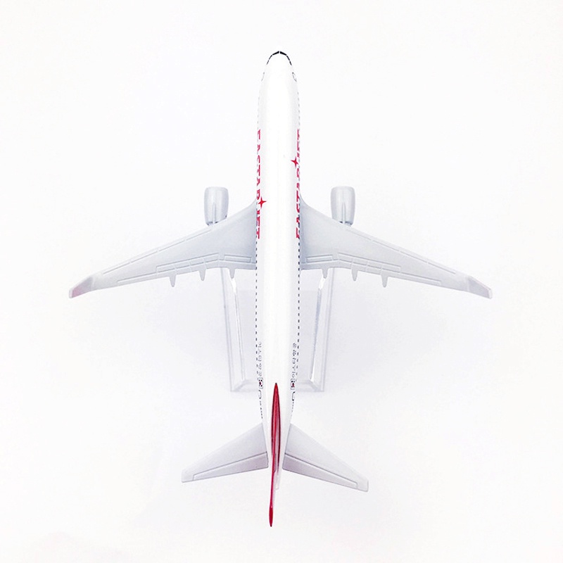 Miniatur Diecast Pesawat Jet Airlines Boeing 737 B737 Bahan Metal Untuk Dekorasihadiah