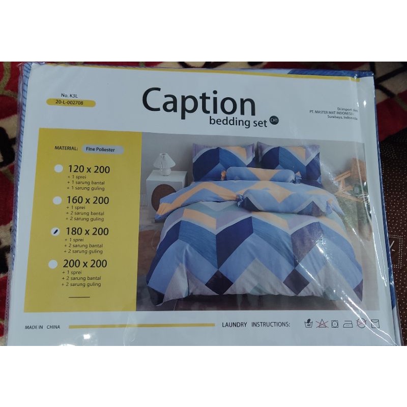 Sprei Caption bedding set