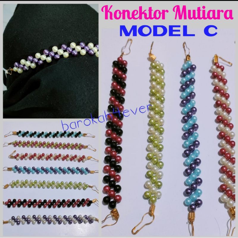 Konektor Masker MUTIARA KOMBINASI (Free plastik/PC)