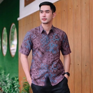 SEKARUNGU Baju Batik Pria Premium Terlaris Motif Kekinian Lapis Furing