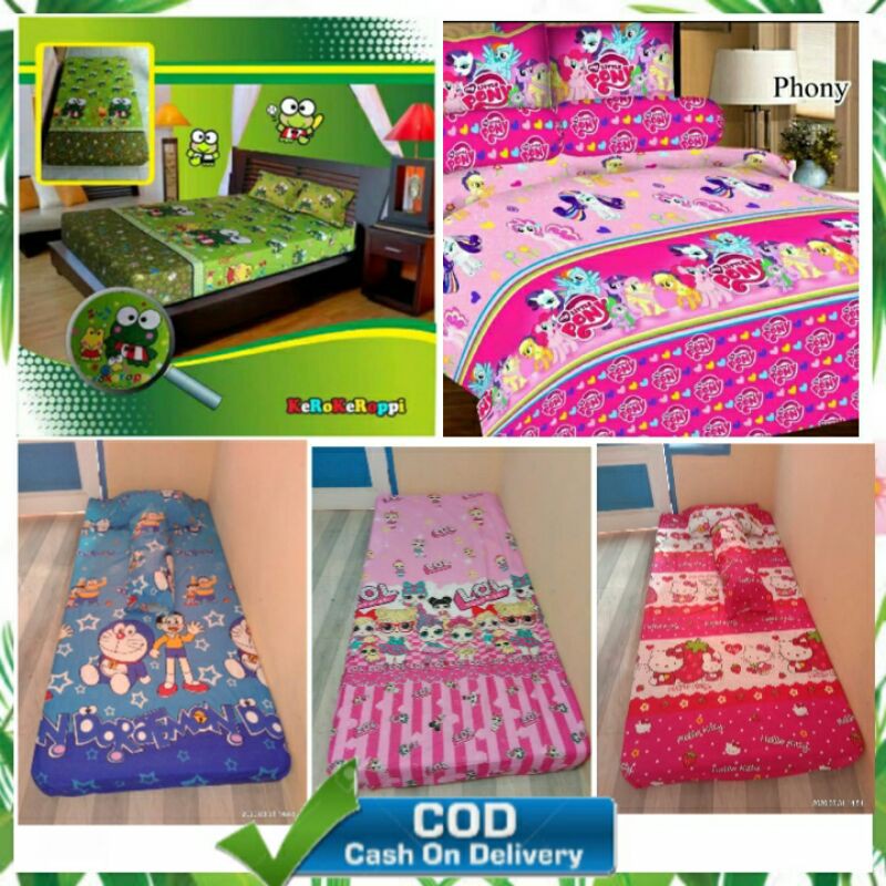 sarung kasur busa resleting kalakter murah no1 sampai no4