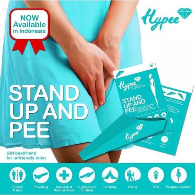 Hype hypee stand up and pee for traveling corong urine for woman wanita