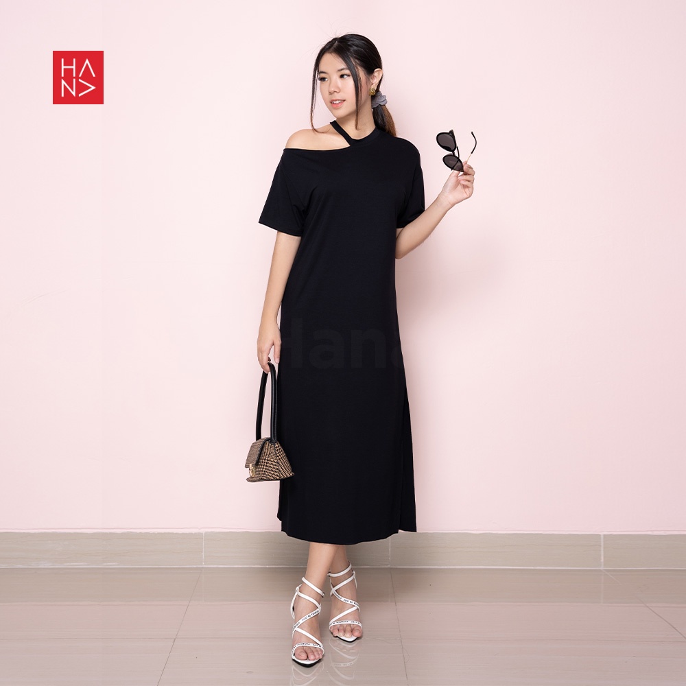 Hana Fashion - Gita Long Dress Korean / Basic Dress Maxi - CD071