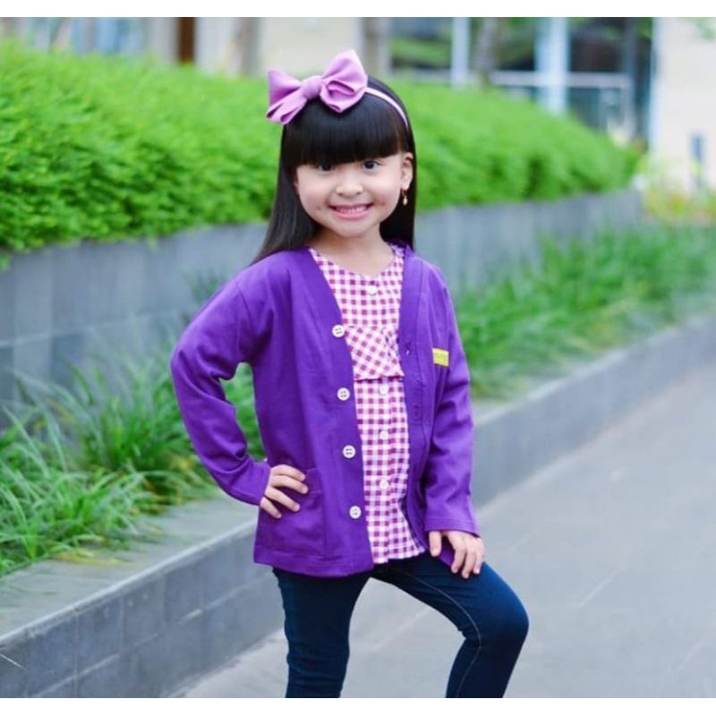 Kemeja Outer By Denoora.id / kemeja anak / outer anak / set 2in1 kemeja Outer kids