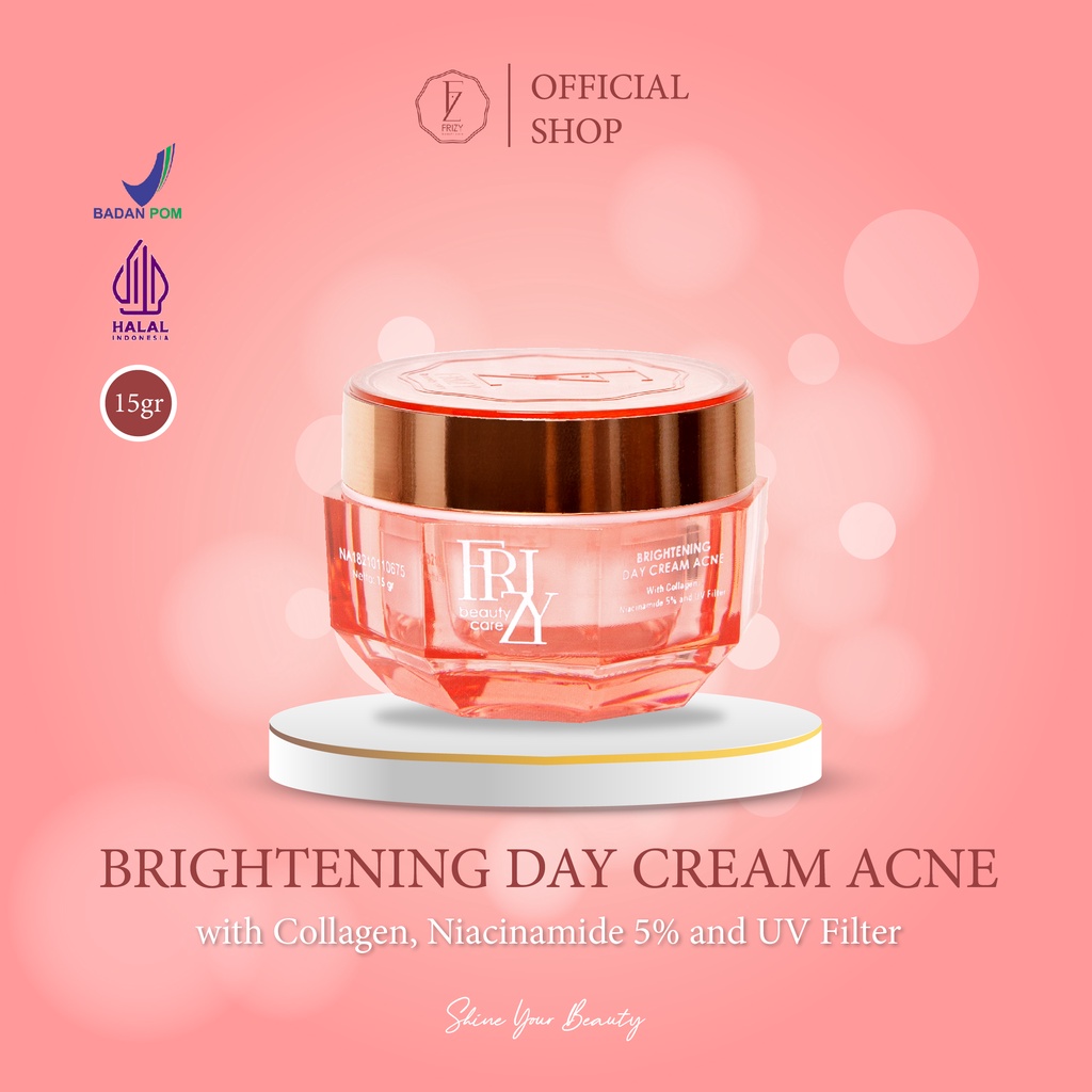 Paket Frizy  Brightening Day Acne Series Skincare berjerawat glowing BPOM HALAL