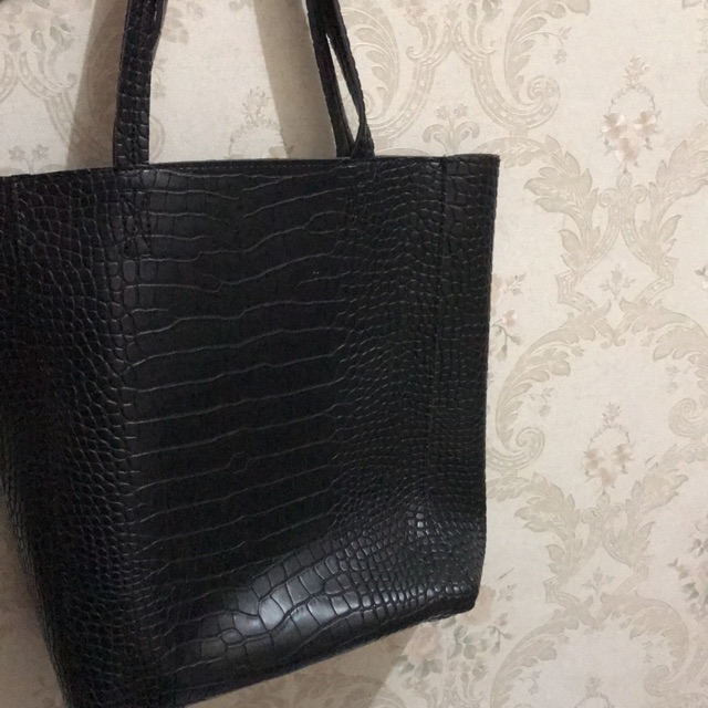 Tas Tote Miniso Croco