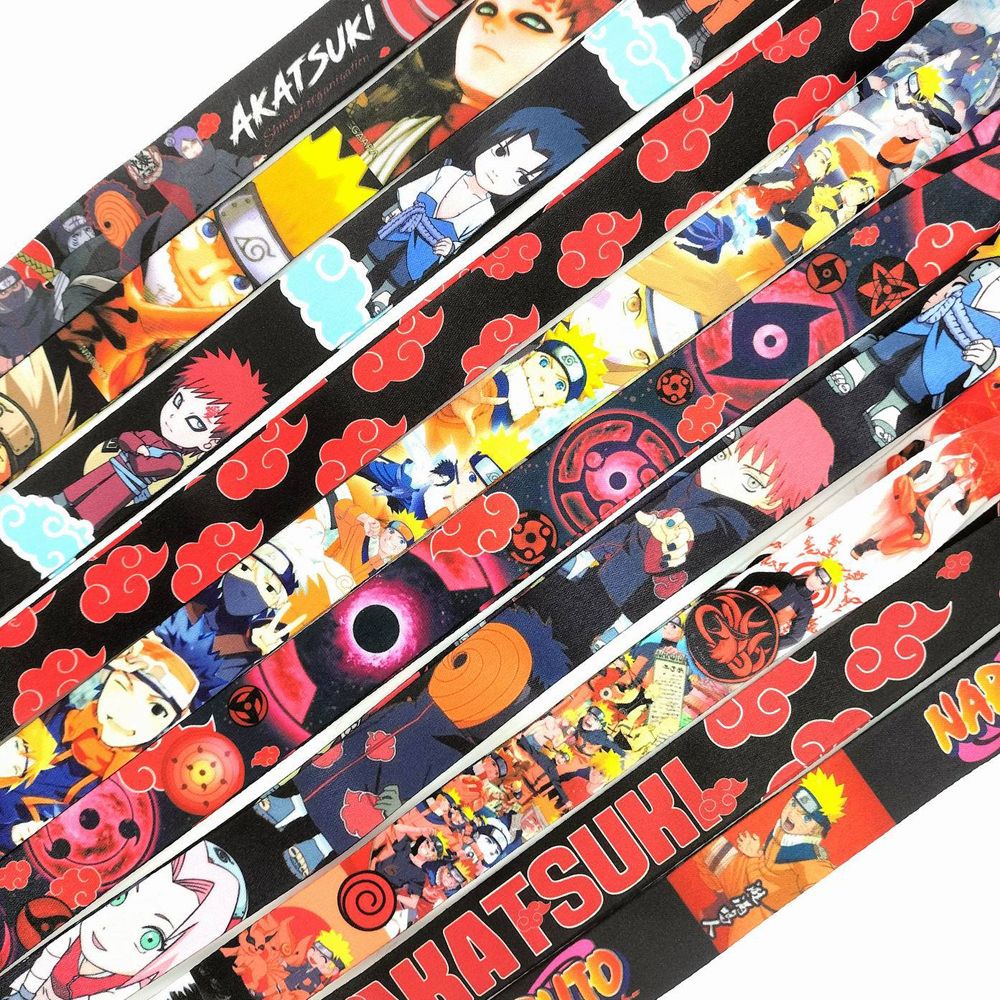 Lanfy Tali Lanyard Handphone Motif Kartun Anime Naruto