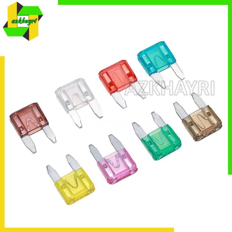 Sekring Sekering Listrik Mini 3A 5A 7.5A 10A 15A 20A 25A 30A 40A Fuse untuk Mobil Motor