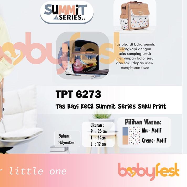 ♔ Snobby Tas Bayi Diaper Bag Gendongan Samping Sling Ransel Hipseat Batal Guling Selimut Summit Seri