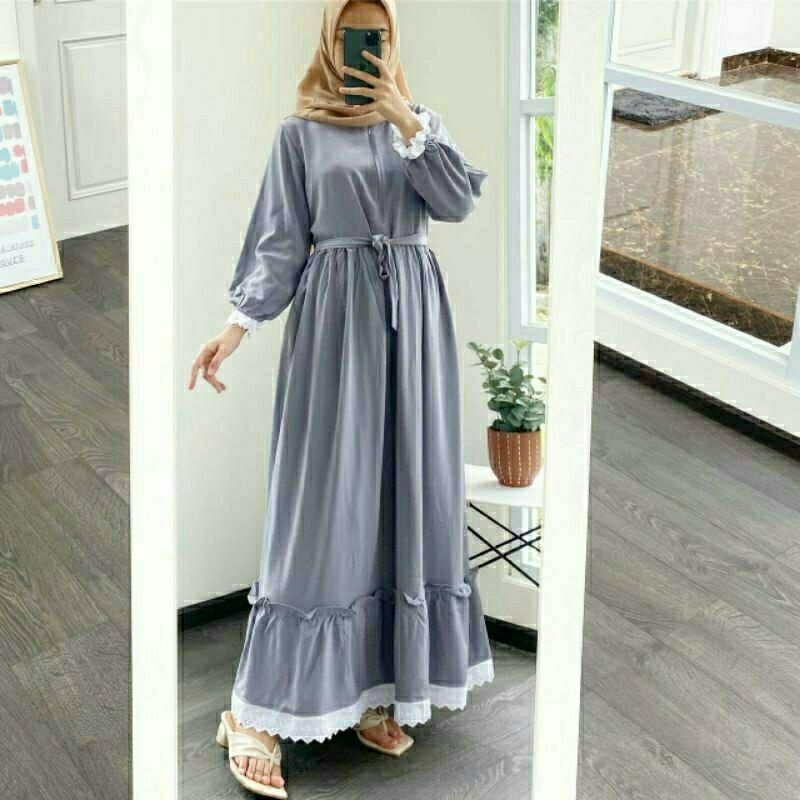 Gamis Sogan Renda Rempel Terbaru