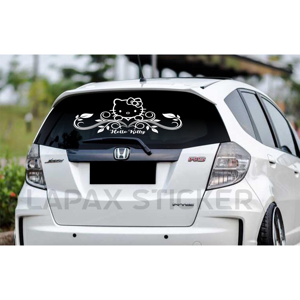 stiker hello kitty cutting stiker kaca mobil body hello kitty