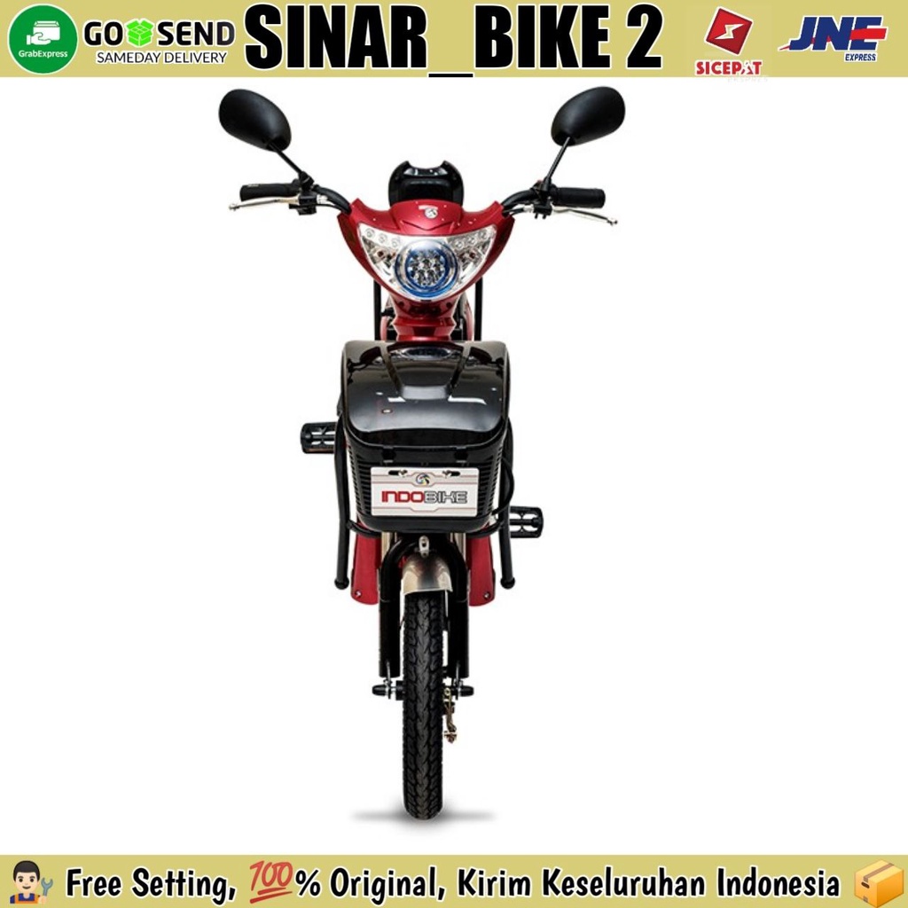 Sepeda Listrik Roda 4 Indobike Tipe Akasia harga murah berkualitas