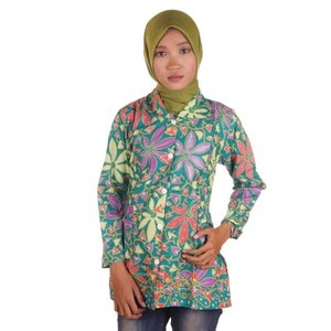 Blouse Batik I Blouse Kerja Wanita Batik I Blus Batik Wanita Merri