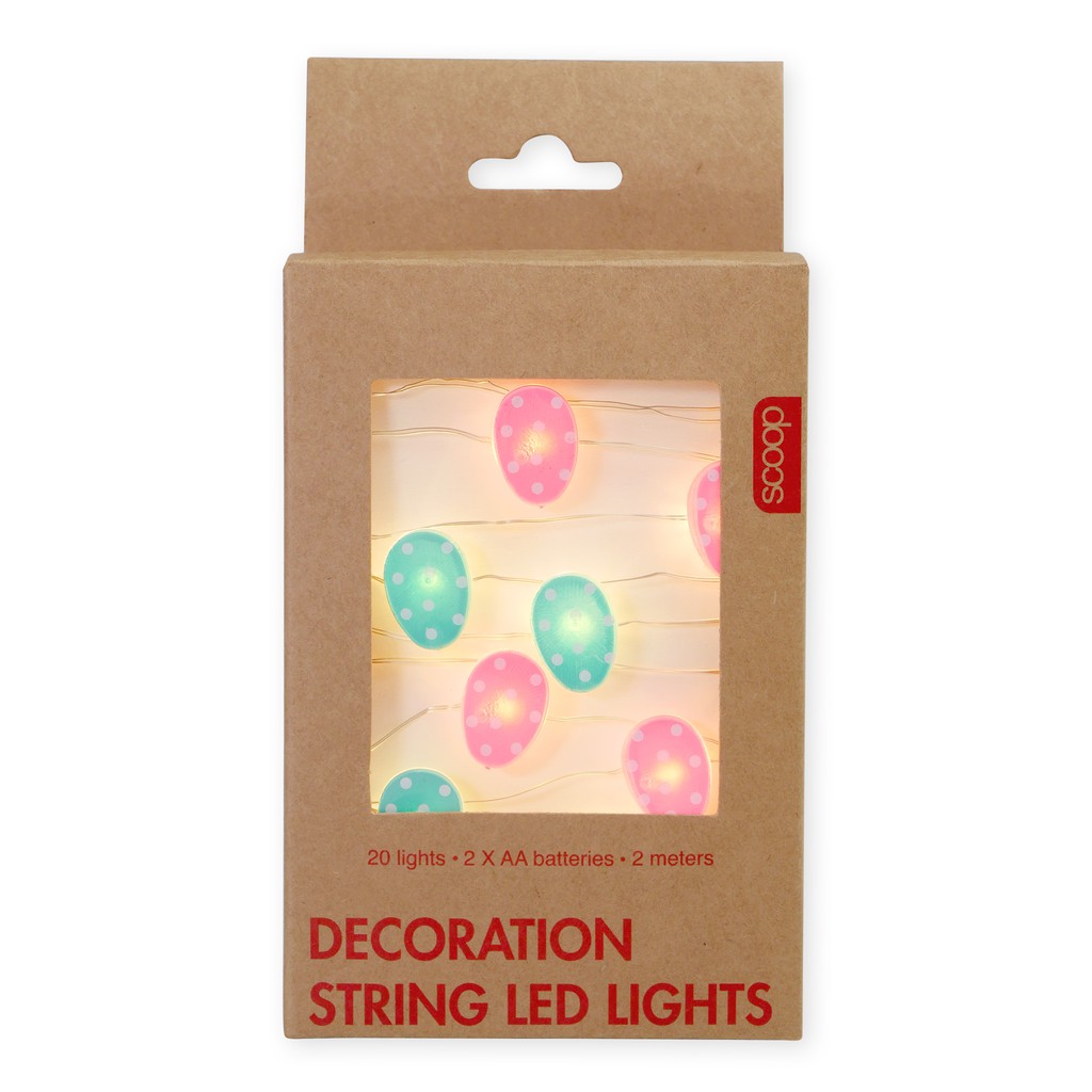 Scoop Dekorasi Paskah / Easter Lampu LED Kawat Telur 62330401