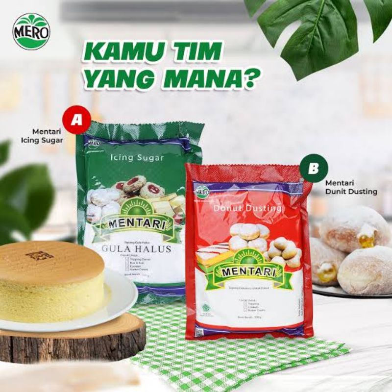

icing sugar/gula halus & donut dusting/gula donat mentari 200 gr