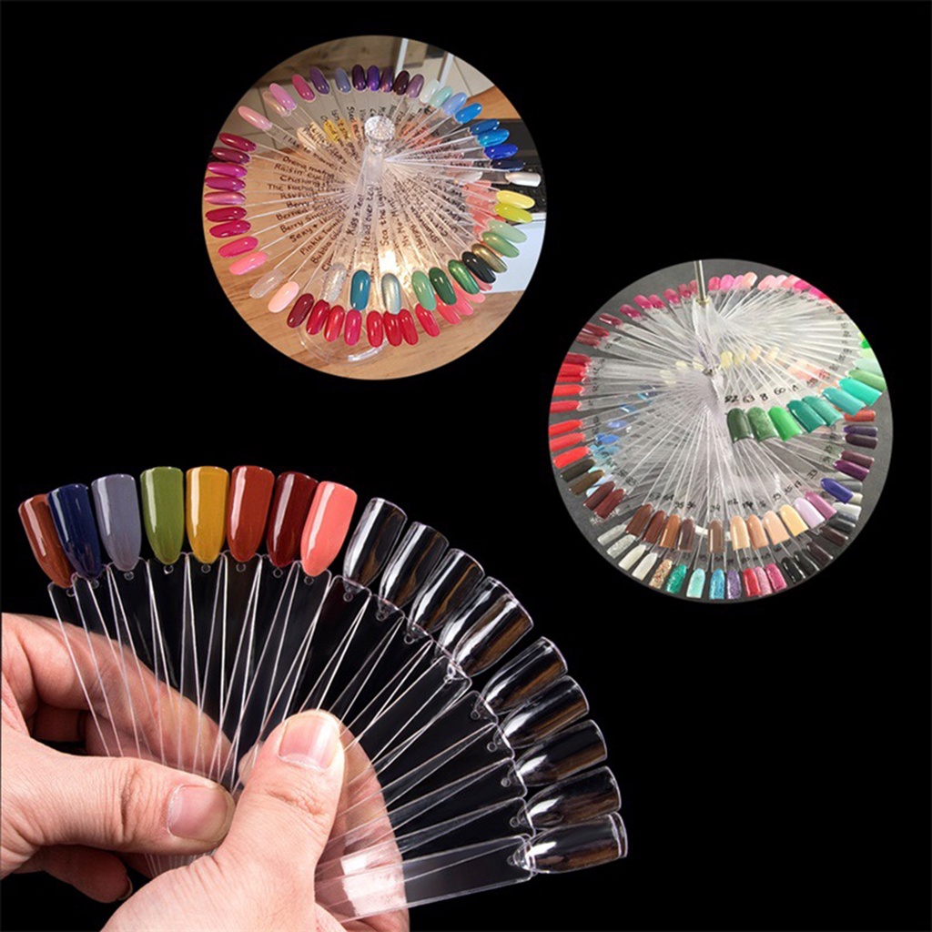 Providence Stand Holder Display Kutek Gel Bahan Plastik Bisa Dilepas / Diputar Reusable Untuk Salon