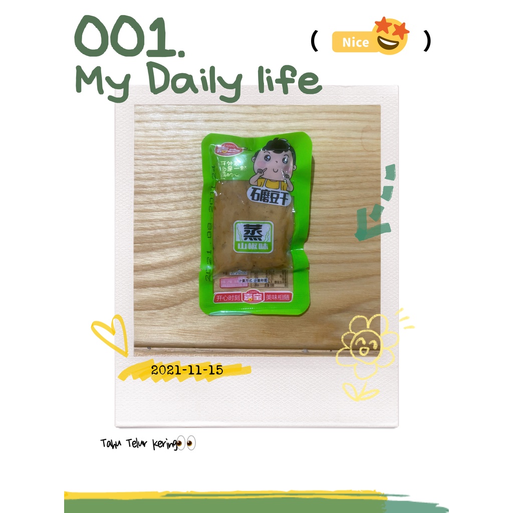 

Tahu Telur Kering Steam Tahu Kering Tofu Kering - Green Chilli