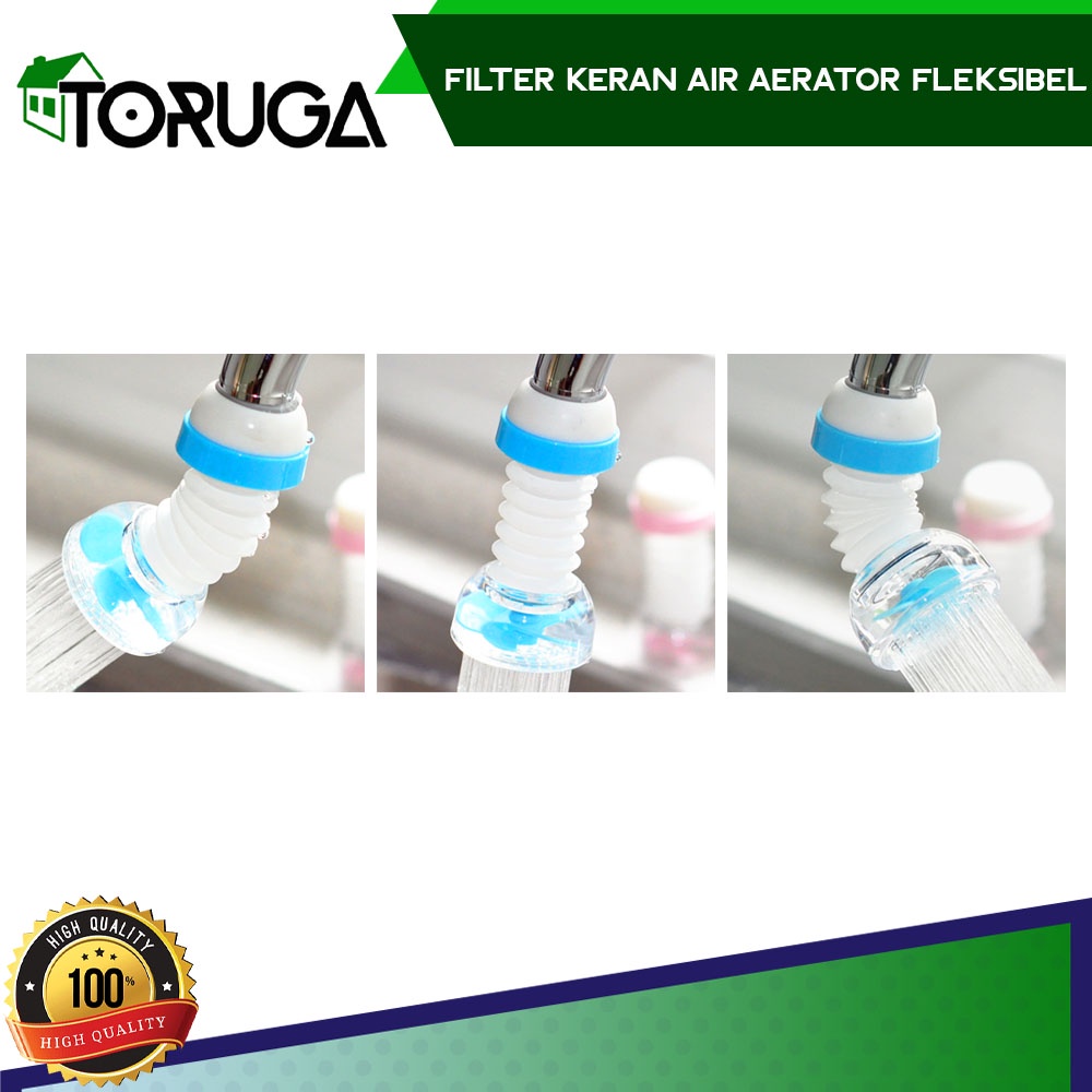 Keran Aerator Saringan Air Filter Sambungan Pipa Air Wastafel Mini Menyebar Efektif Praktis