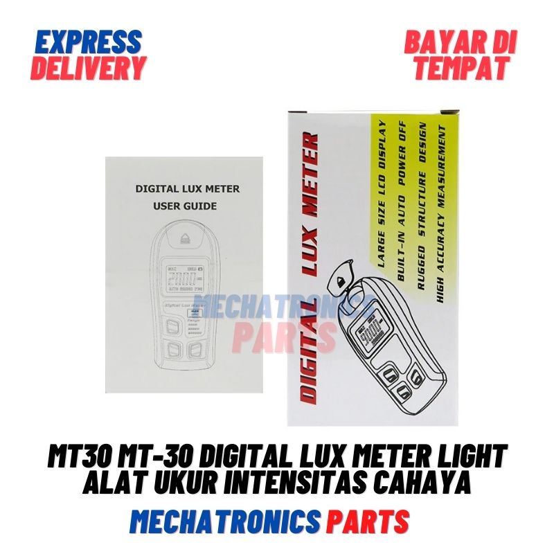 [MET-9013] MT30 MT-30 DIGITAL LUX METER LIGHT ALAT UKUR INTENSITAS CAHAYA