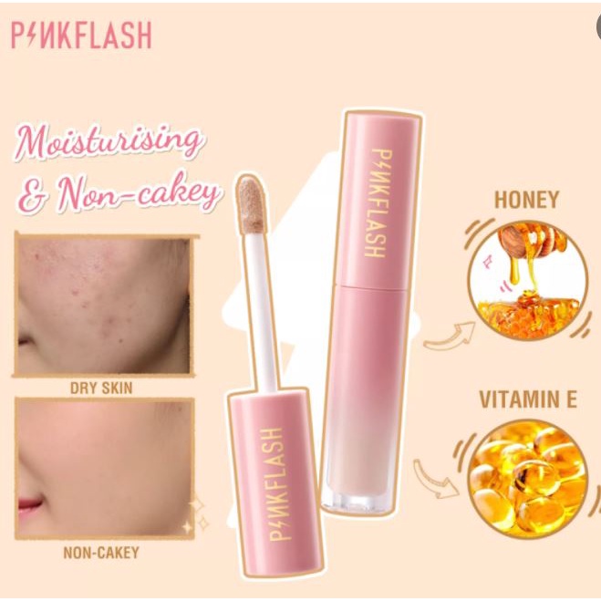 (READY &amp; ORI) Pinkflash Pink Flash Lasting Matte Concealer F04 F 04