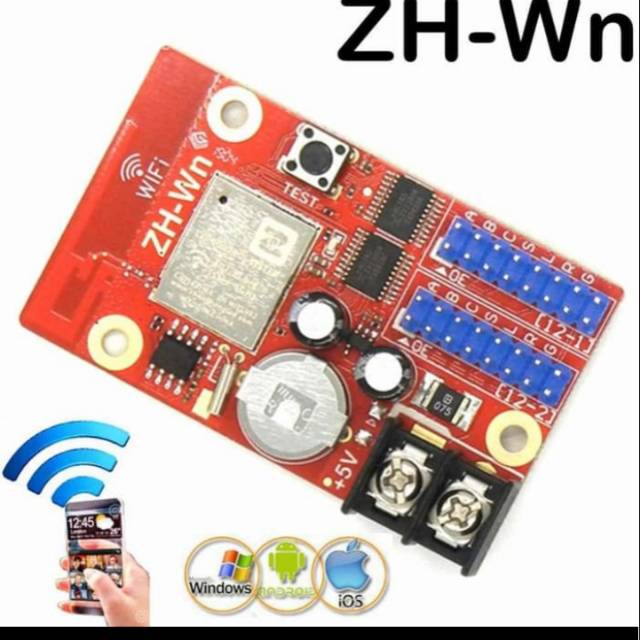 p10 modul controller led tipe zh-wn wifi android
