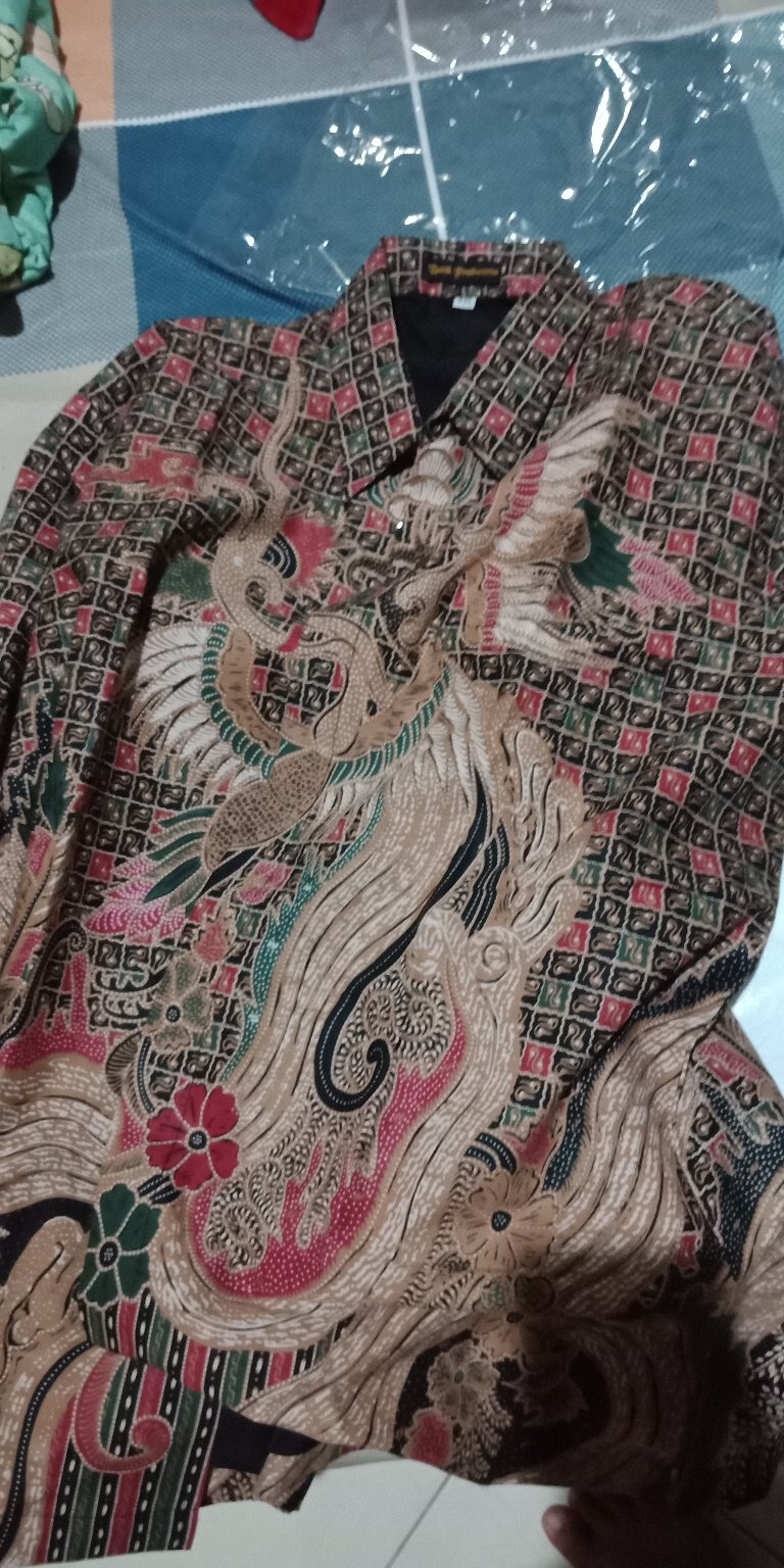 Kemeja Batik Pria Lengan Panjang Prabu Mulya Full Furing Seragam Kantor Kondangan Modern Premium