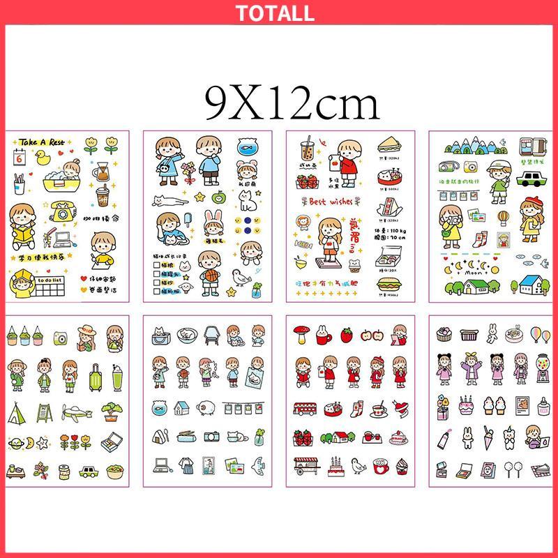 COD Stiker Motif Emoji Untuk Dekorasi Handphone / Diary DIY-Totall