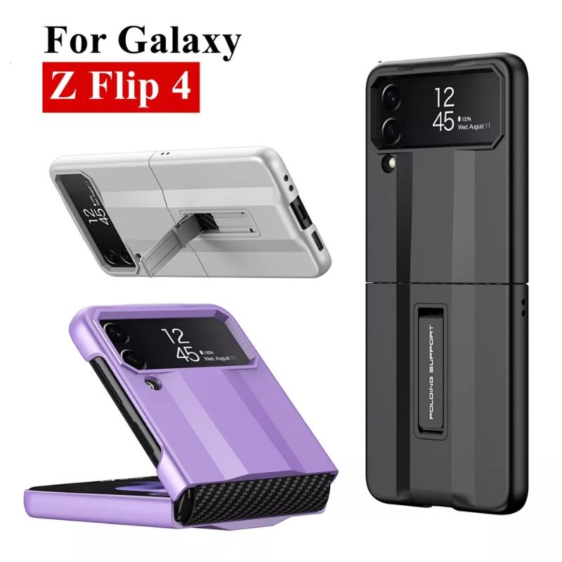 Case Samsung Galaxy Z Flip 4 Flip4 5G With Folding Stand GKK