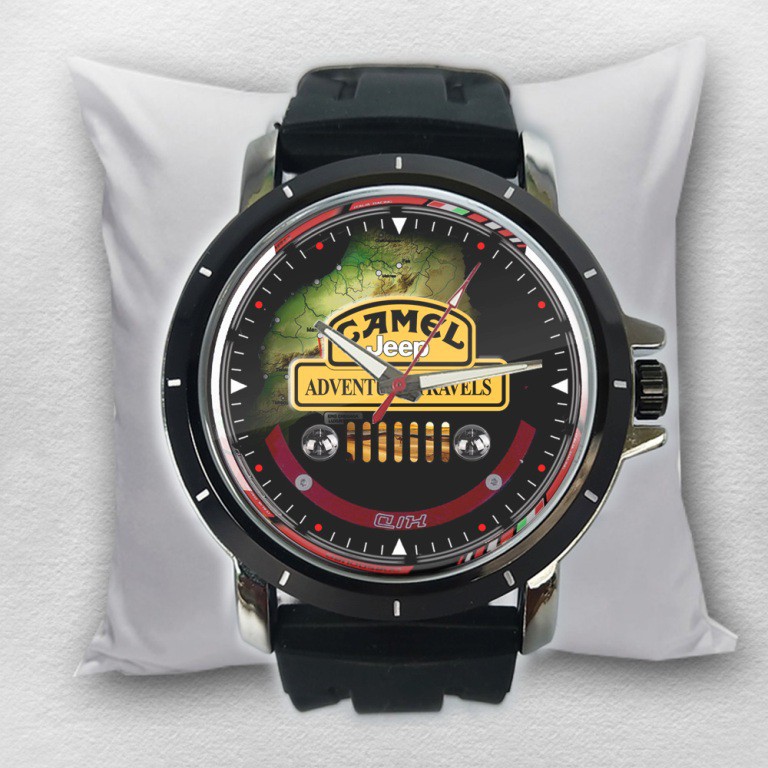 Camel Jeep Adventure Jam Tangan Pria Rubber Custom