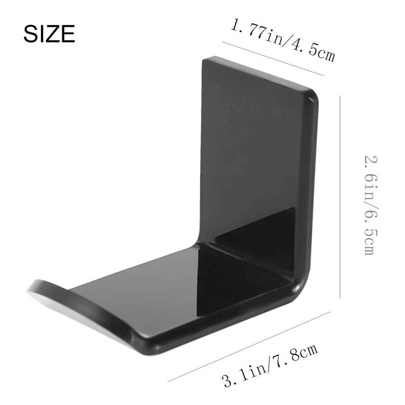 Acrylic Headset Wall Stand Hanger / Game Controllers Bracket / Earphone Sticky Display Sticky Stand Holder