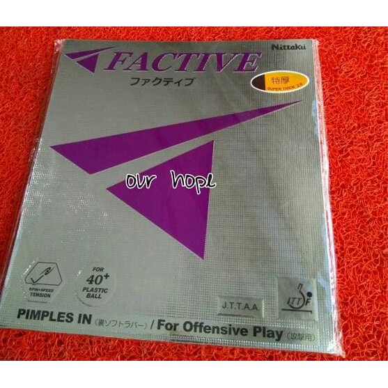 Best Karet Pingpong Tenis Meja Nittaku Factive