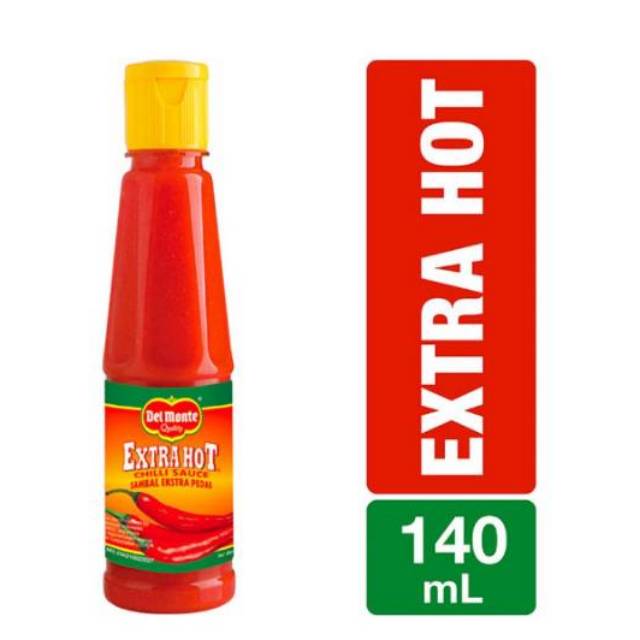 

Delmonte saos tomat dan saos extra hot 140ml