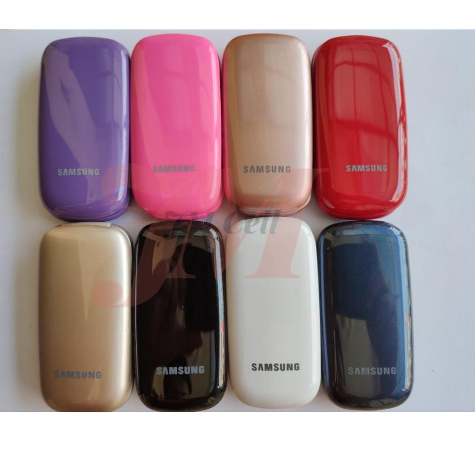 New Cesing Casing Housing Samsung Flip Caramel E1272 1272 Fulset Fullset / Samsung Lipat 1272 