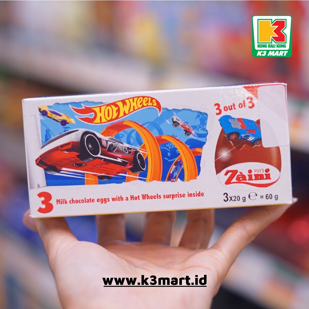 

Zaini Disney Chocolate 3s Hot Wheels 60gr