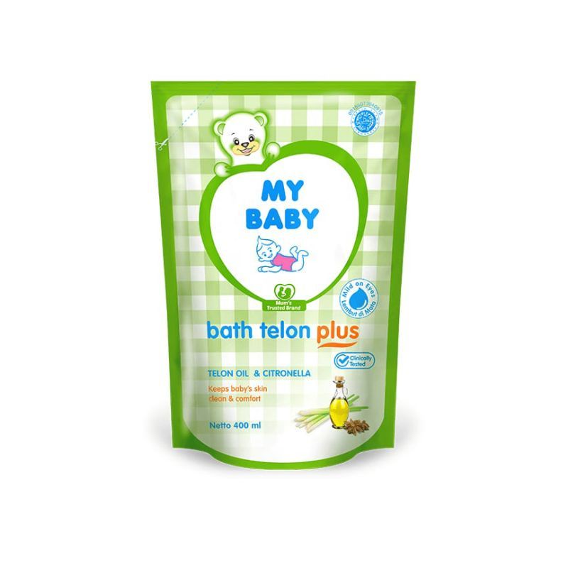 My Baby Bath Telon Plus 200Ml / Sabun Mandi Bayi