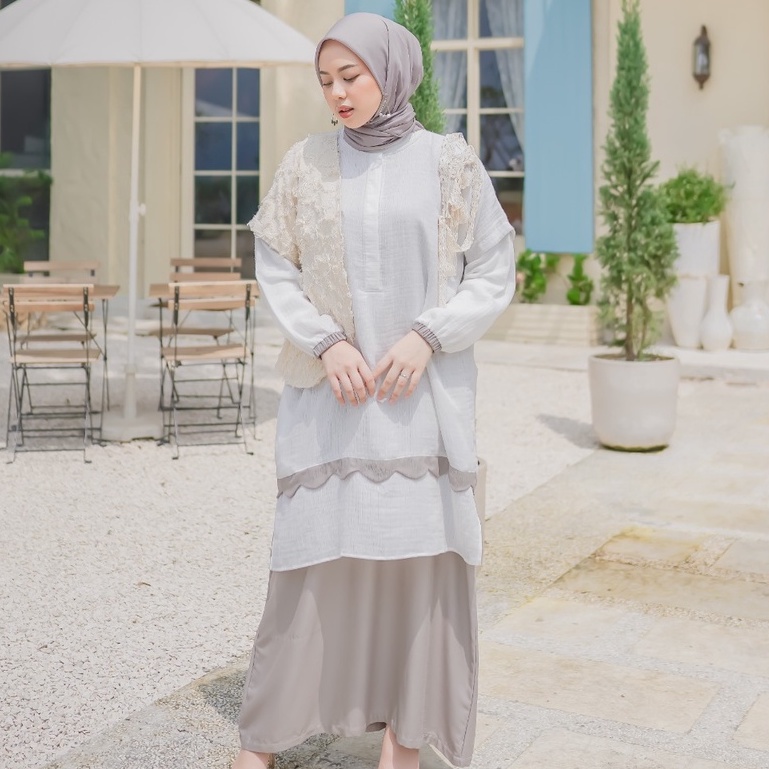 Eleanorre Namju Midi Dress Muslim Wanita