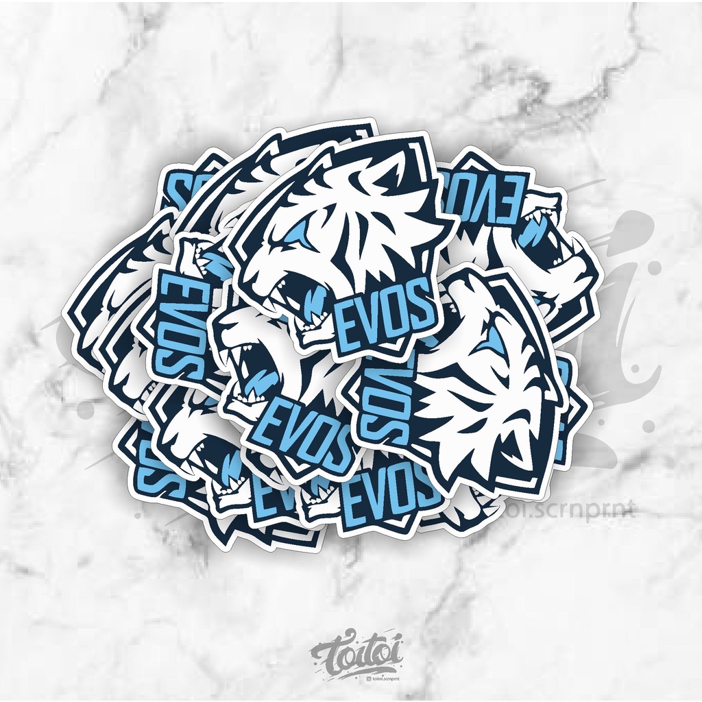 STIKER EVOS, STIKER MOBILE LEGEND, STIKER TEAM MOBILE LEGEND