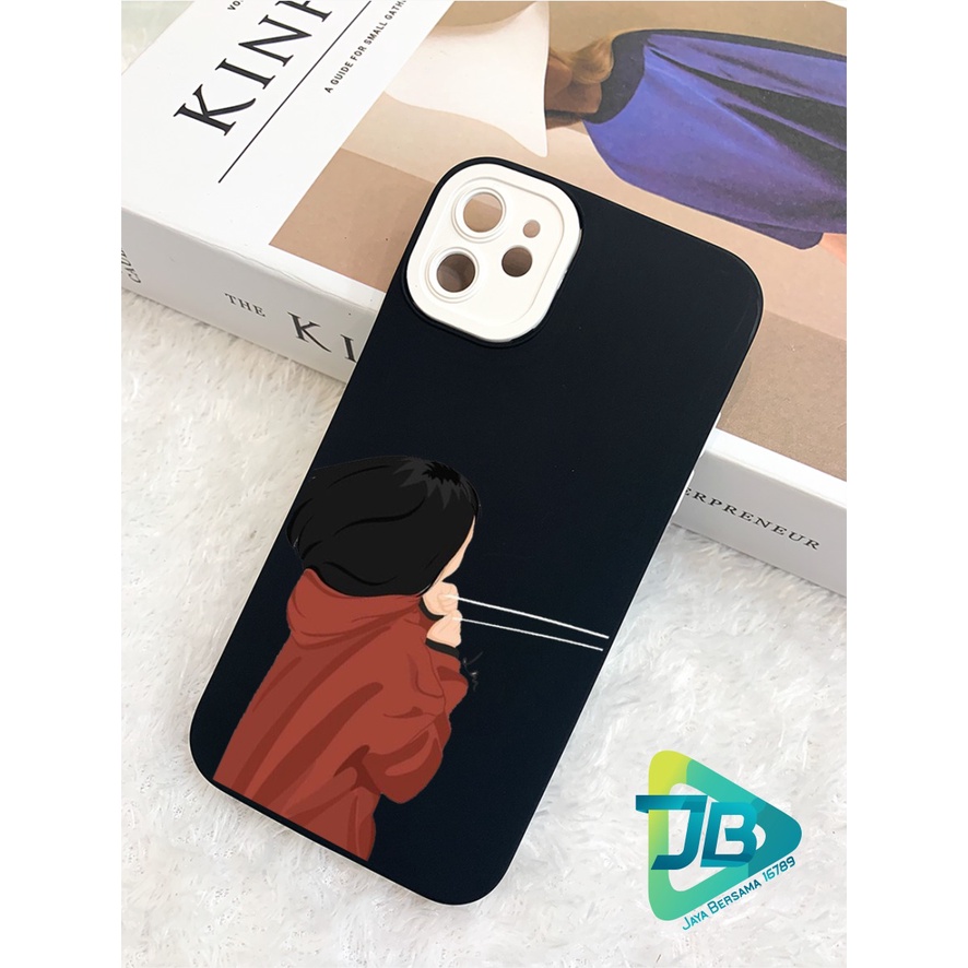 SOFTCASE NALLE SILIKON 2IN1 CAMERA PROTECTION COUPLE ART OPPO VIVO SAMSUNG REALME XIAOMI IPHONE FOR ALL TYPE JB5714
