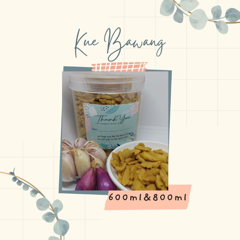 

Kue Bawang toples 600ml