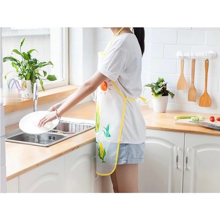 CELEMEK DAPUR WATERPROOF APRON WATERPROOF KARAKTER ANTI AIR DAN MINYAK MOTIF