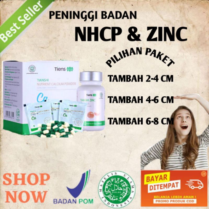 COD KALSIUM DAN ZINC TIENS 100% ORIGINAL   PENINGGI BADAN TERBAIK DIDUNIA    SUPLEMEN PENINGGI BADAN